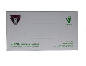 3.99 RHINO ORIGINAL NITRILE GLOVES XL 100 PACK