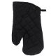 BLACK OVEN MITTEN 13 INCH