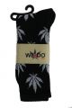 1.99 BLACK AND WHITE WEED SOCKS