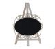 BLACK BOARD EASEL OVAL