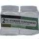 STORAGE CONTAINERS 2 PACK