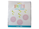 1.99 PINK BABY SHOWER HANGING SWIRL 3 CT