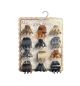 5.99 LISA MINI SMALL HAIR CLIPS 12 COUNT