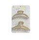 5.99 GOLD FASHION HAIR CLIPS 2 COUNT