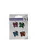 2.49 ASSORTED CHARMS 4PC BUTTERFLY