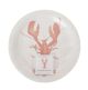 1.99 SARA FITZ LOBSTER 7 INCH DESSERT PLATES 24 COUNT