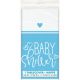 2.49 BLUE BABY SHOWER PLASTIC TABLE COVER
