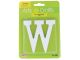 -#W 11CM WHITE WOOD LETTER - W XXX