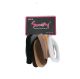 8 PACK ELASTIC HAIR TIE DARK COLORS