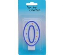 NUMERAL 0 BIRTHDAY CANDLE