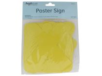 POSTER LETTERS AND NUMBERS 6 INCH 72 PIECES  