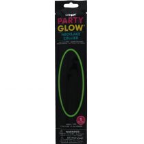 GREEN GLOW IN THE DARK NECKLACE  