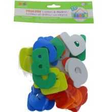 FOAM FUN LETTERS AND NUMBERS 3D 36 PACK  