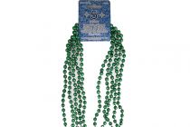 GREEN 5 PACK DISCO BEADS 32 INCH  