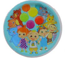 COCOMELON PLATE 9 INCH 8 COUNT  