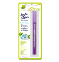 1.99 ACRYLIC GLITTER PURPLE PAINT MARKER  