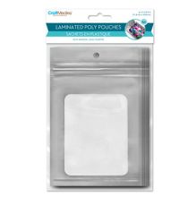 1.99 LAMINATED POLY POUCHES 6 PACK 4.7 X 6.6 INCH  