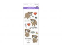 PUGS AND KISSES STICKER 3D 
