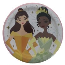 PRINCESS PLATE 7 INCH 8 PACK. XXX  