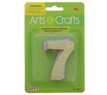 #7 GLITTER WOOD NUMBER XXX  