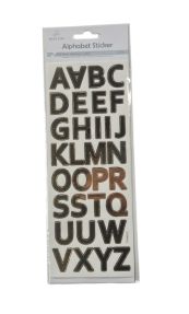 1.99 ALPHABET STICKER 2 SHEETS 