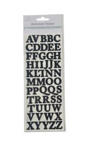 1.99 ALPHABET STICKER 2 SHEETS 