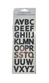 1.99 ALPHABET STICKER 2 SHEETS 