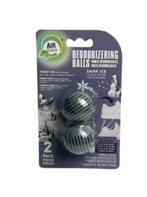 AIR FUSHION DEODORIZERING BALLS DARK ICE 2 PACK