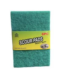 SCOUR PADS 6 PC HEAVY DUTY ppp