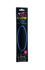 BLUE GLOW IN THE DARK NECKLACE  