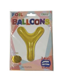 9.99 Y GOLD JUMBO LETTER 34 INCH 