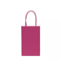 HOT PINK 4 CRAFT BAGS 5.25 X 8.5 X 3.25 INCH