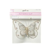 GOLD BUTTERFLY CLIP 12 CM