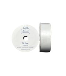 1IN X 10 YARDS RIBBON WHITE