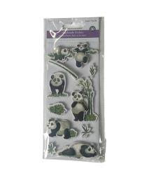 HANDMADE STICKER 3D PANDA LIFE