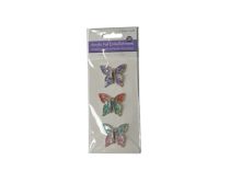 1.99 ACRYLIC FOIL EMBELLISHMENTS BUTTERFLY 