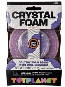 1.99 CRYSTAL FOAM SENSORY TOY 0.09 OZ