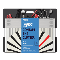 1.99 ZIPLOC CONTAIN THE CLUTTER BAG 5 PACK