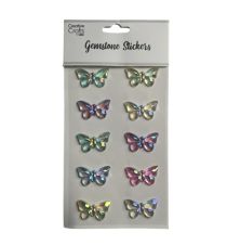 1.99 BUTTERFLY GEMSTONE STICKERS 