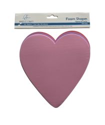 1.99 HEART FOAM SHAPES 