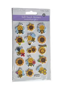 1.99 SUNFLOWER SOFT TOUCH STICKERS