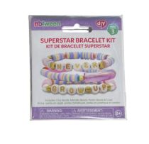 2.99 SUPER STAR BRACELET KIT MAKES 3