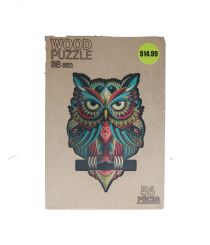 14.99 WOODEN OWL SHAPE PUZZLE