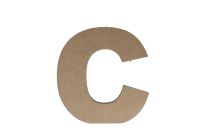 C WOODEN LETTER