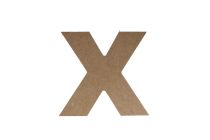 X WOODEN LETTER