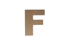 F WOODEN LETTER