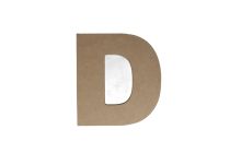 D WOODEN LETTER