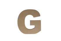 G WOODEN LETTER