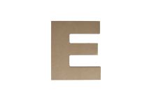 E WOODEN LETTER