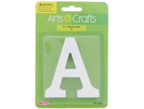  -#A 11CM WHITE WOOD LETTER - A  